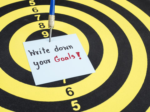 Write Down Your Goals 3