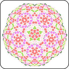 circular symmetry pattern