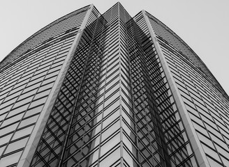 Fototapeta premium building's facade b&w Ekaterinburg