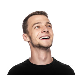 Obraz premium Young man isolated.