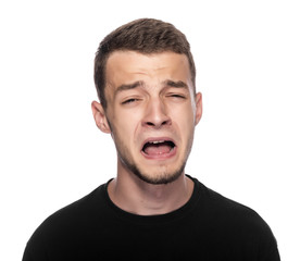 Fototapeta premium Portraite of funny man