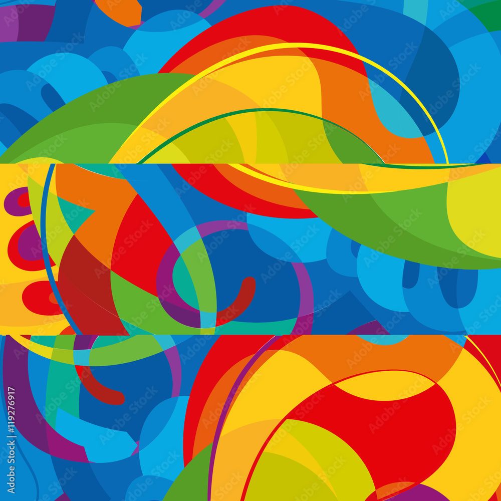 Poster abstract colorful background. modern design template