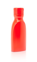 ketchup sauce bottle isolated on white background