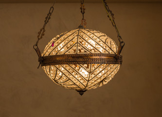 chandeliers and lamps in Asian style