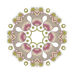 Ornament  card with mandala
