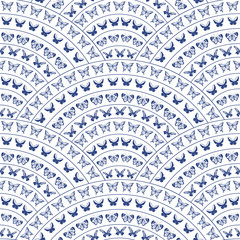 seamless pattern with geometrical layout
