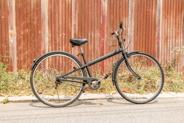 Fototapeta na wymiar Black Bicycle