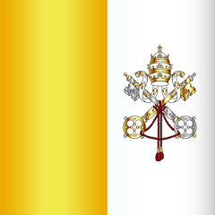 Naklejki  Flaga Watykanu