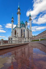 Qol Sharif mosque against the blue sky , Kazan, Russia
