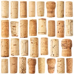 Gordijnen Set of wine cork © Nik_Merkulov