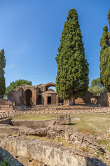 Villa Adriana, Italy. Small baths, 118 - 134 years. UNESCO list