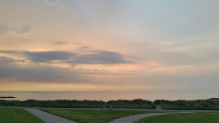 Heidkate Probstei Sonnenuntergang