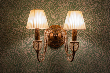 chandeliers and lamps in Asian style