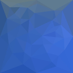 Deep Sky Blue Abstract Low Polygon Background