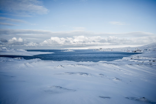 Пейзаж в Антарктике.