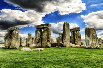 Stonehenge England.The mysterious and ancient Unesco World Heritage Site at Salisbury Plain, UK,...