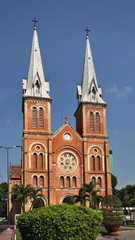 Fototapeta premium Saigon Notre Dame Cathedral in Ho Chi Minh. Vietnam