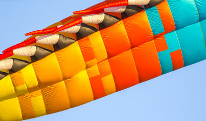 Abstract elements of kite for background