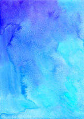 Blue watercolor vector background