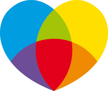 Cuore colorato