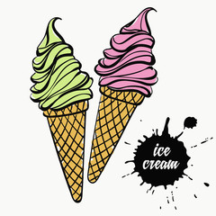 ice cream in a cup