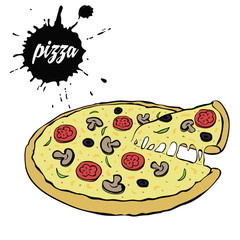 hot tasty pizza