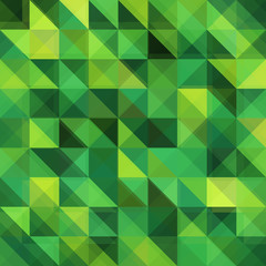 Green triangular vector grid pattern