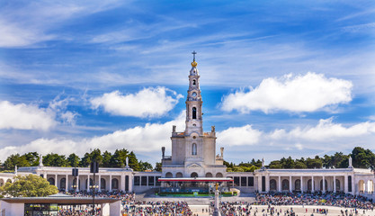 May 13th Celebration Mary Basilica of Lady of Rosary Fatima Portugal