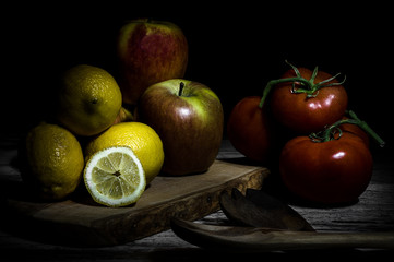 Caravaggio's light in still life