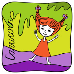 Zodiac signs Capricorn.