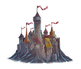 ilustracion  de castillo © cirodelia