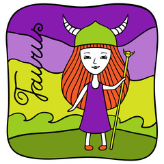 Zodiac signs Taurus.