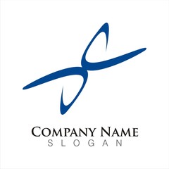 blue wave logo template