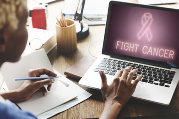 Fototapeta na wymiar Breast Cancer Support Fight Care Hope Graphic Concept