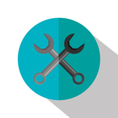 wrench construction tool device icon