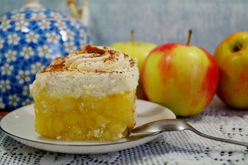 delicious apple cake - apple pie dough
