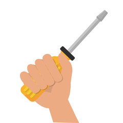 screwdriver construction tool device icon