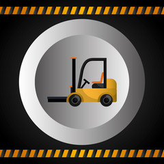 machinery vehicle construction heavy icon