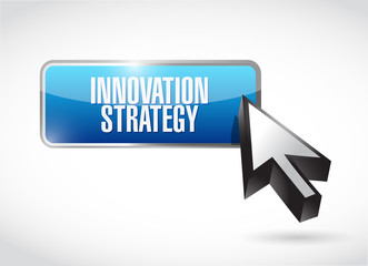 Innovation Strategy button isolated sign concept