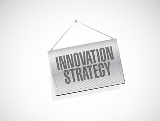 Innovation Strategy banner isolated sign concept