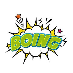 boing comic pop art style