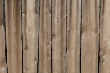 Texture wooden fence of planed boards gray