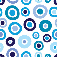 Polka dot. Vintage vector seamless pattern.