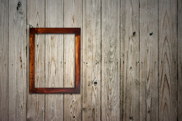 Obraz na płótnie Canvas wooden picture frame
