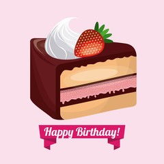 happy birthday sweet dessert celebration