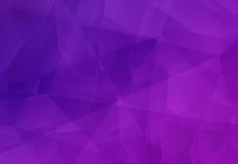 Deurstickers Abstract violet polygonal mosaic background © PSergey
