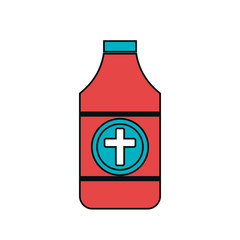 Fototapeta premium bottle medicine isolated icon