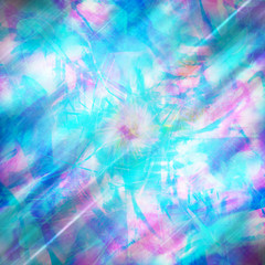 Abstract blue art  background
