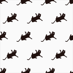 seamless cat pattern