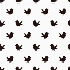 Obraz na płótnie Canvas seamless bird pattern